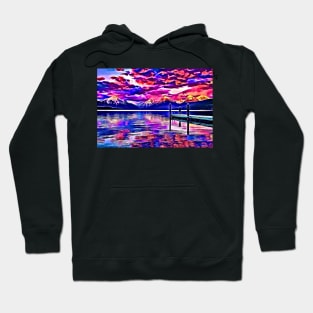 Set Your Mind On Things Above Purple Aesthetic Hoodie